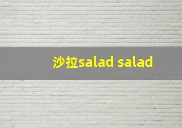 沙拉salad salad